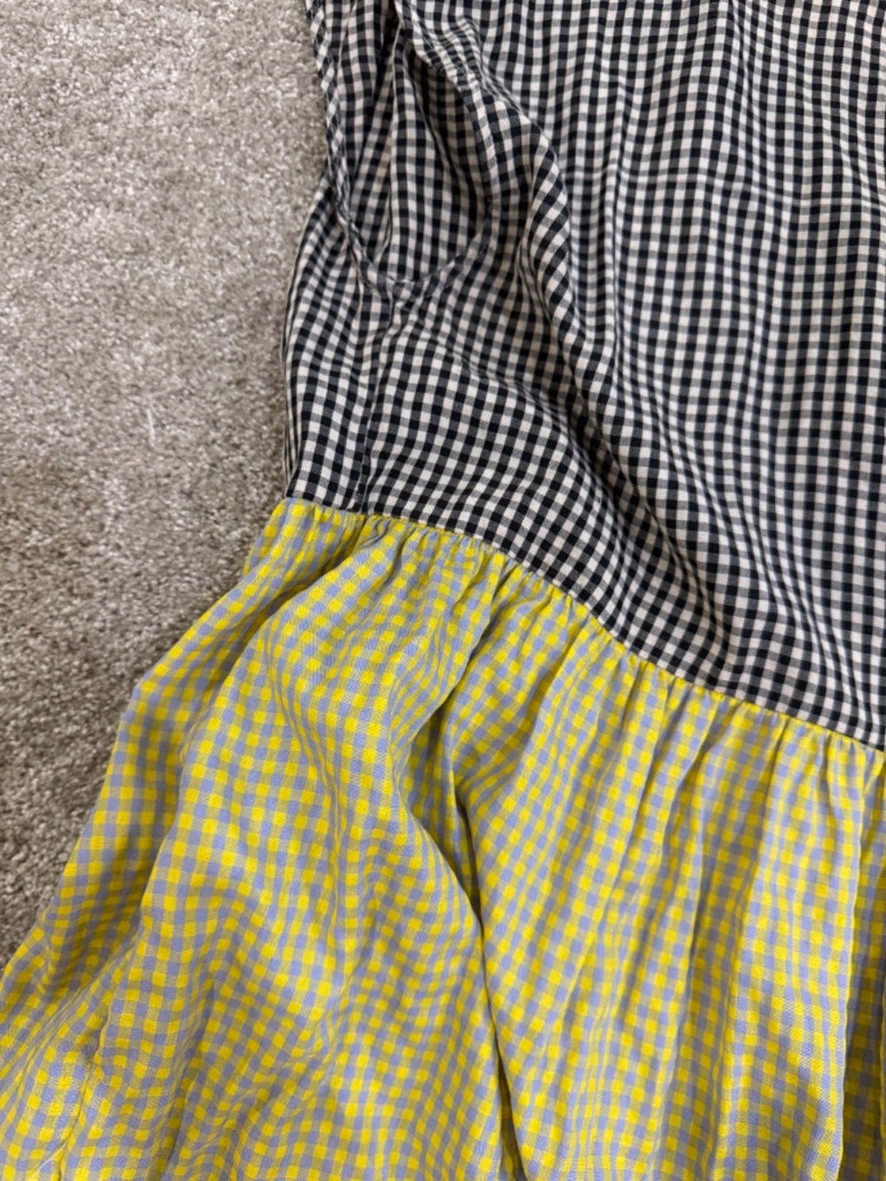boutique midi dress, gingham print - Picture 3 of 8